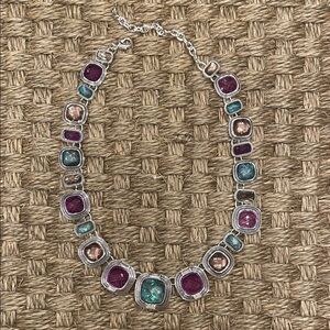 Elegant Multicolor Gemstone Necklace